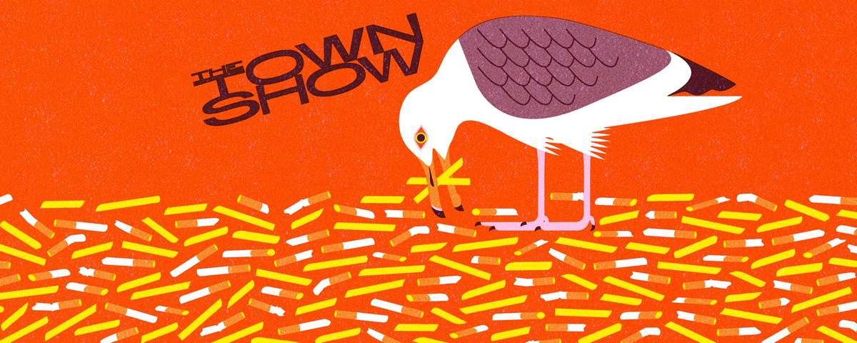 The Town Show podcast banner artwork